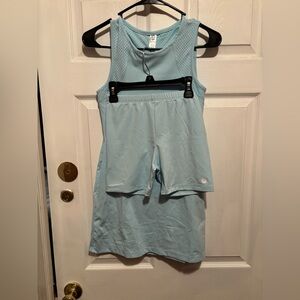 Soybu Youth Light Blue Dress with Shorts